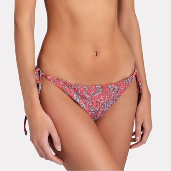 Veronica Beard NWT Gavitella Bottoms in Textured Floral Spicy Red MT Siz… - Picture 2 of 10